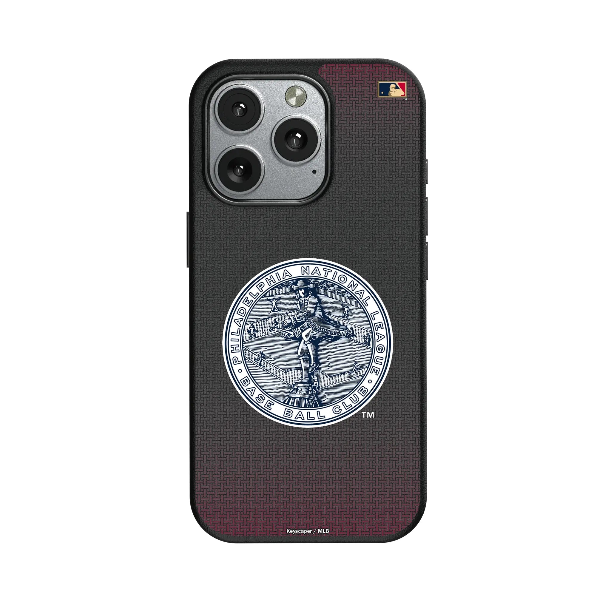 Philadelphia Phillies 1915-1943 - Cooperstown Collection Linen MagSafe Compatible Phone Case for Apple iPhone