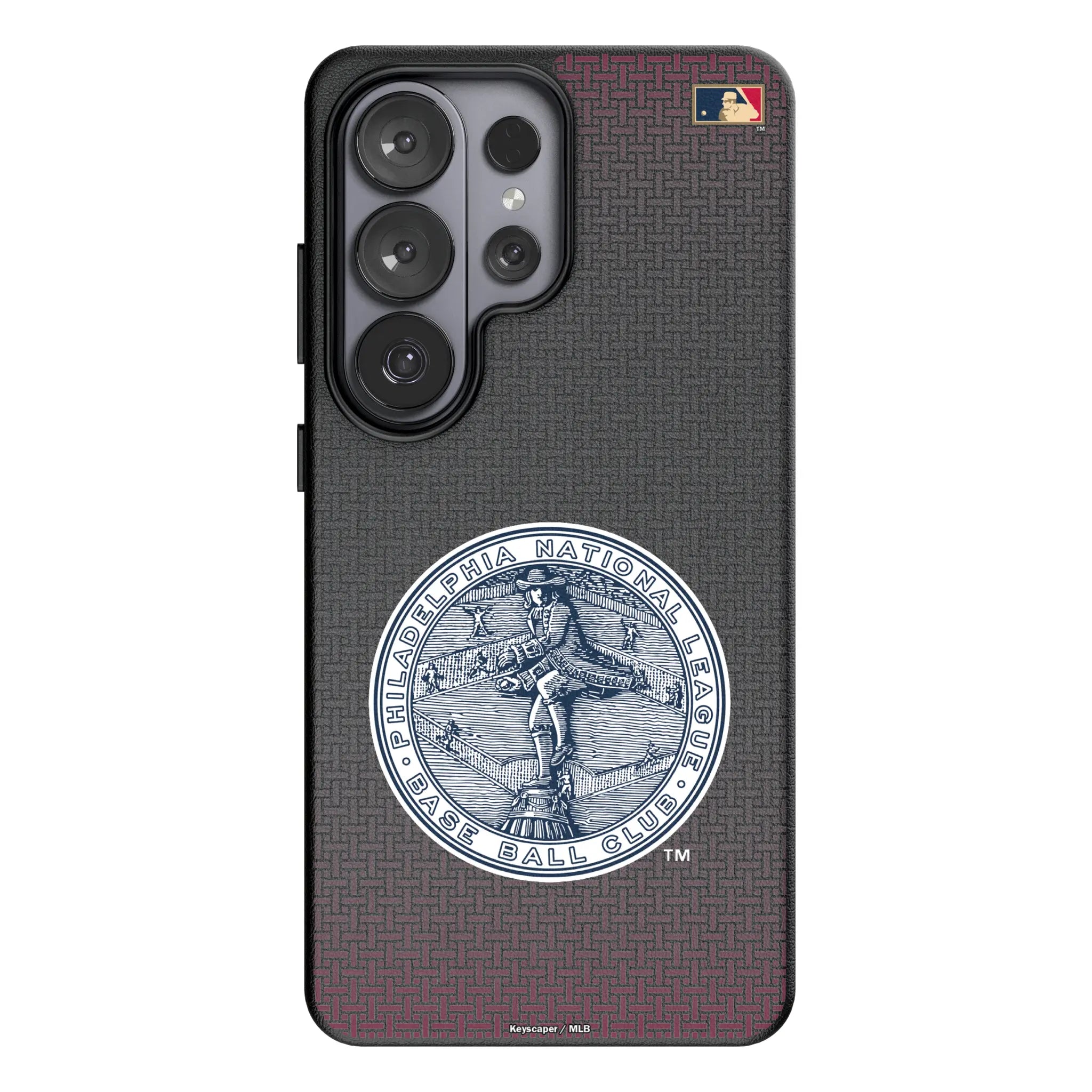 Philadelphia Phillies 1915-1943 - Cooperstown Collection Linen MagSafe Compatible Phone Case for Samsung Galaxy