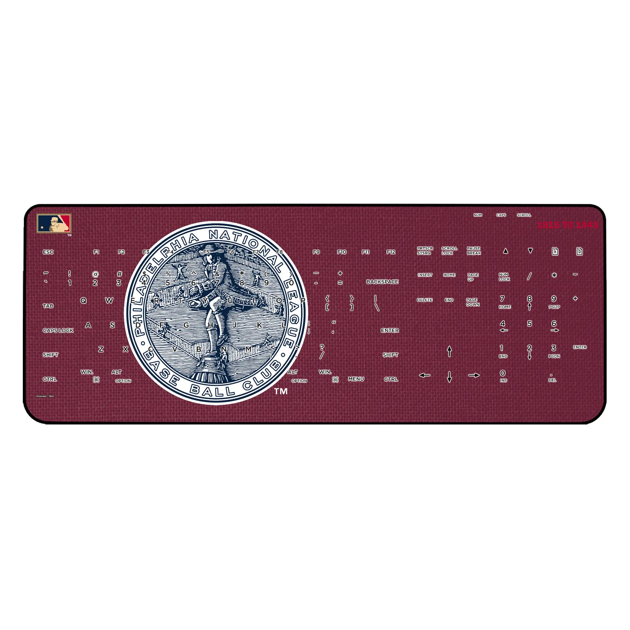 Philadelphia Phillies 1915-1943 - Cooperstown Collection Solid Wireless USB Keyboard