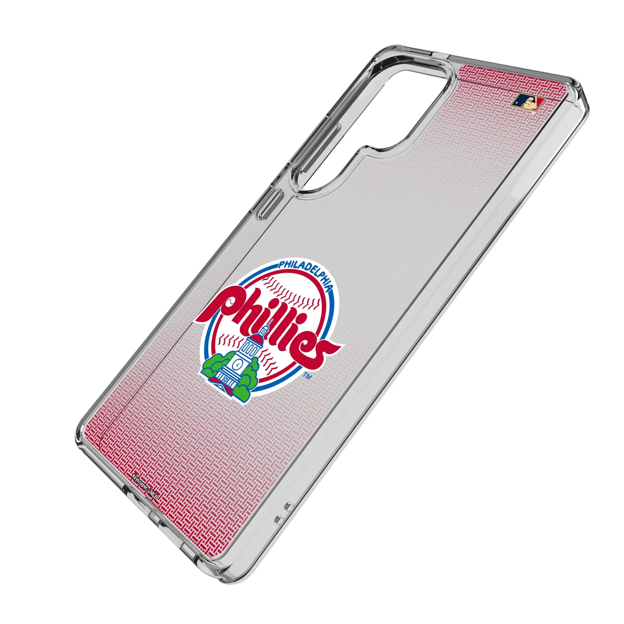 Philadelphia Phillies 1984-1991 - Cooperstown Collection Linen Clear Phone Case for Samsung Galaxy