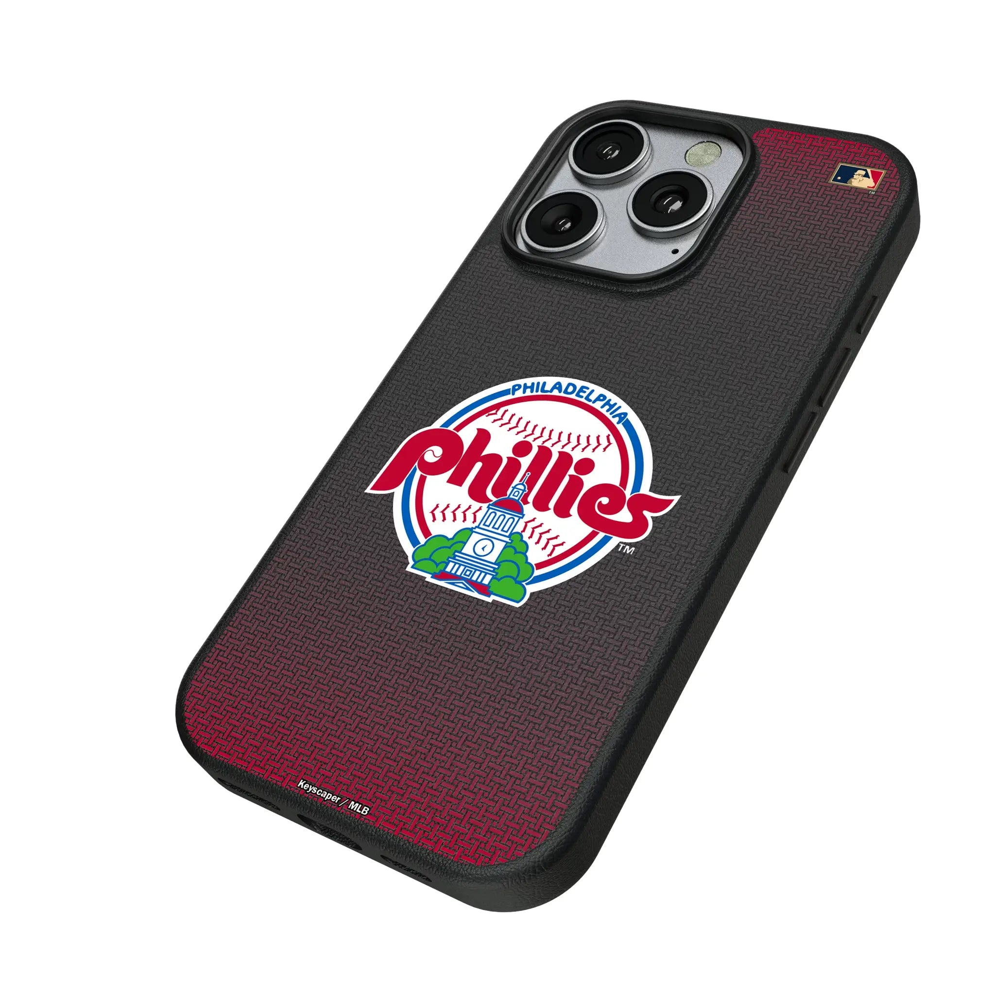 Philadelphia Phillies 1984-1991 - Cooperstown Collection Linen MagSafe Compatible Phone Case for Apple iPhone