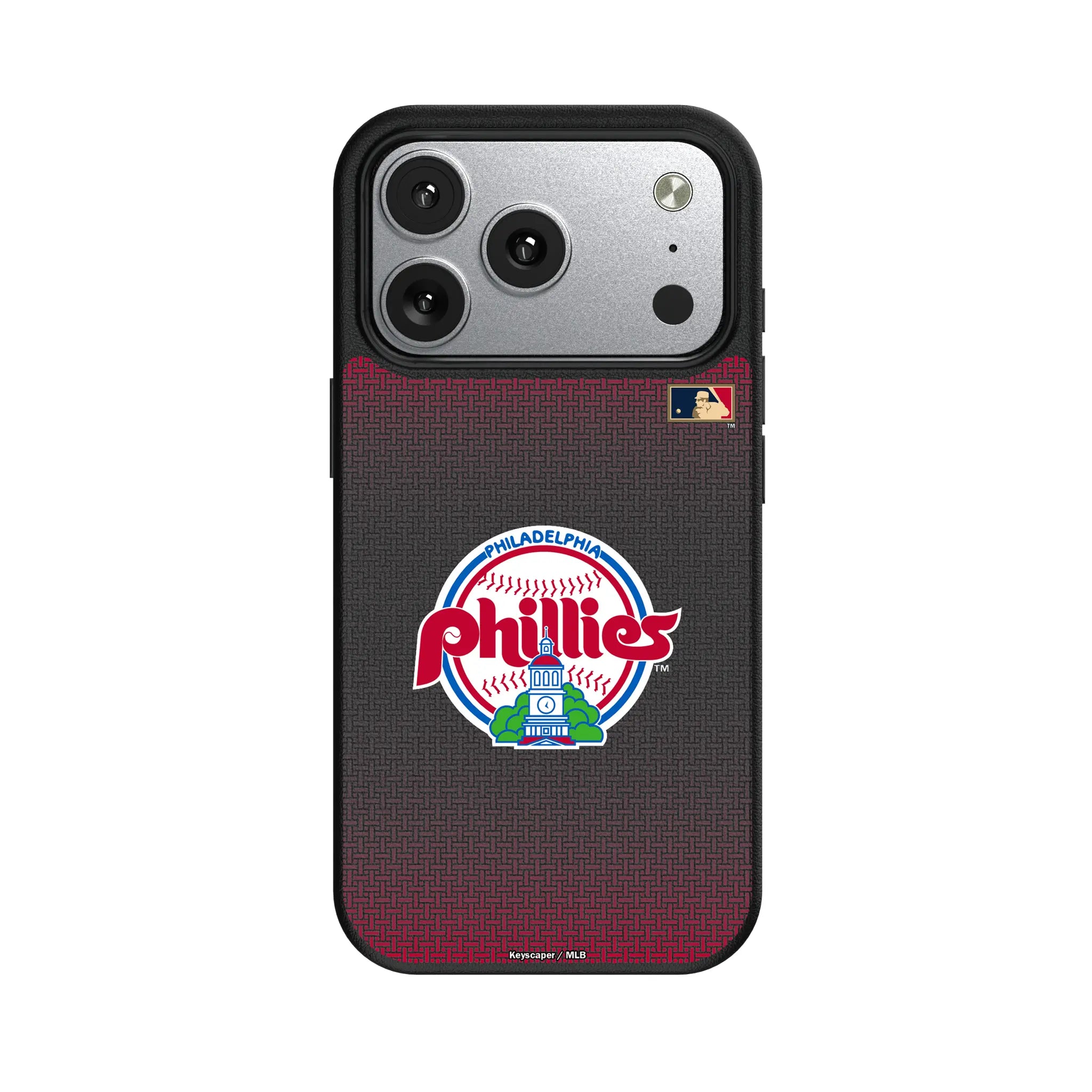 Philadelphia Phillies 1984-1991 - Cooperstown Collection Linen MagSafe Compatible Phone Case for Apple iPhone