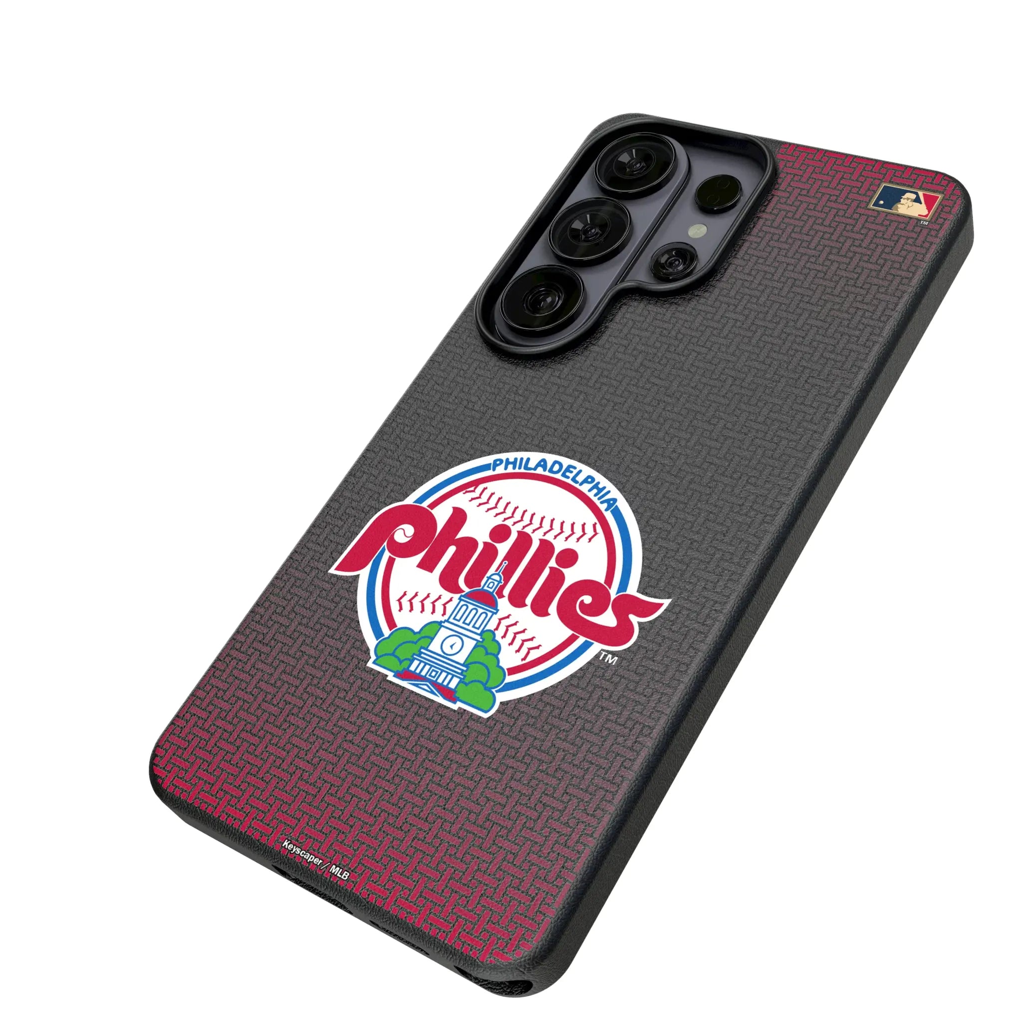 Philadelphia Phillies 1984-1991 - Cooperstown Collection Linen MagSafe Compatible Phone Case for Samsung Galaxy