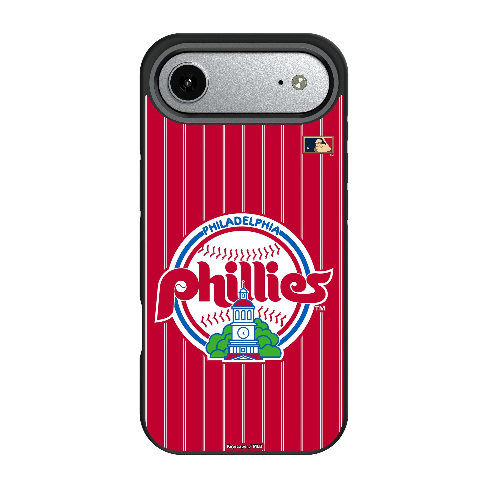 Philadelphia Phillies 1984-1991 - Cooperstown Collection Pinstripe Bump Phone Case - Sports Gifts, Sports Memorabilia, Sports Collectibles, Fan Shop