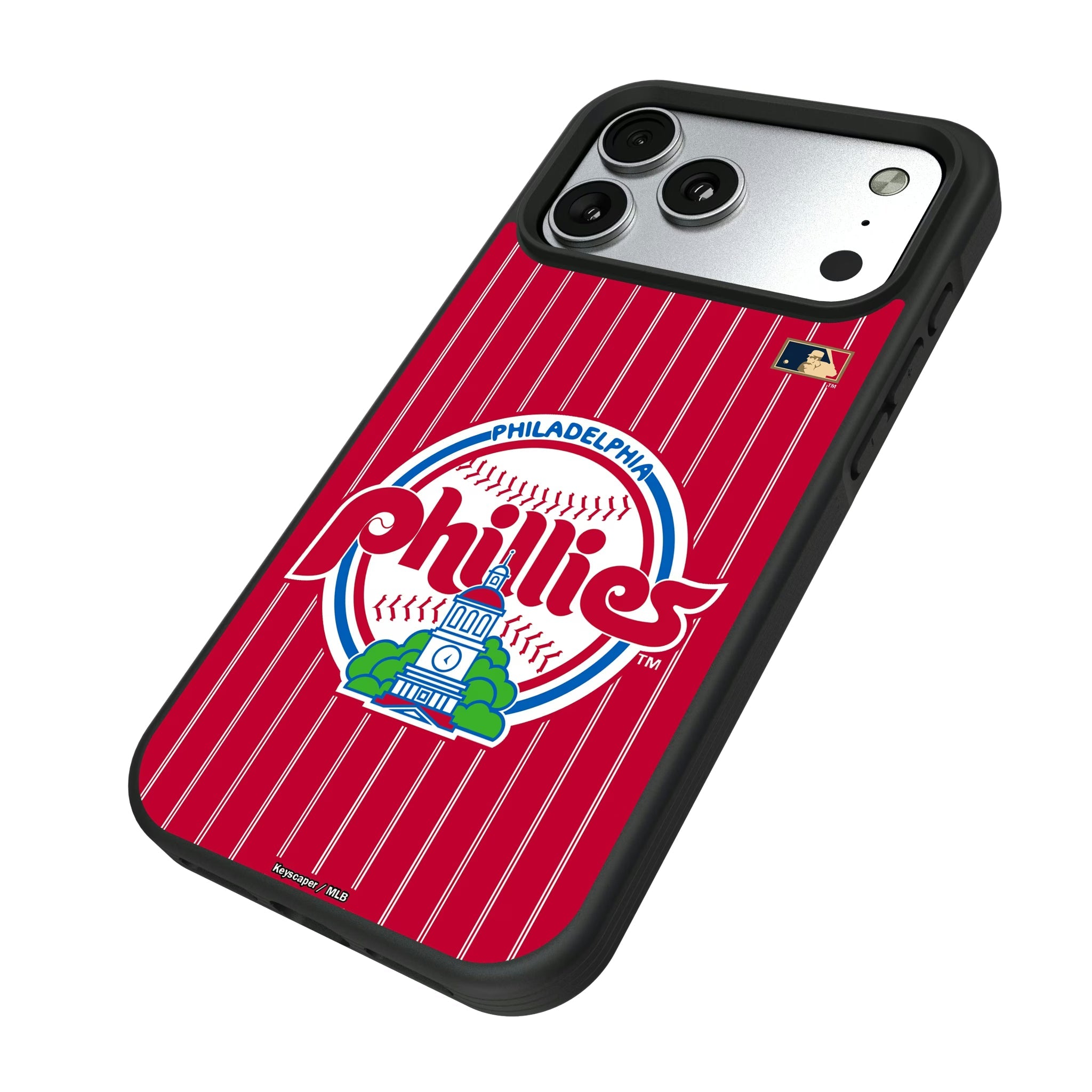 Philadelphia Phillies 1984-1991 - Cooperstown Collection Pinstripe Bump Phone Case - Sports Gifts, Sports Memorabilia, Sports Collectibles, Fan Shop