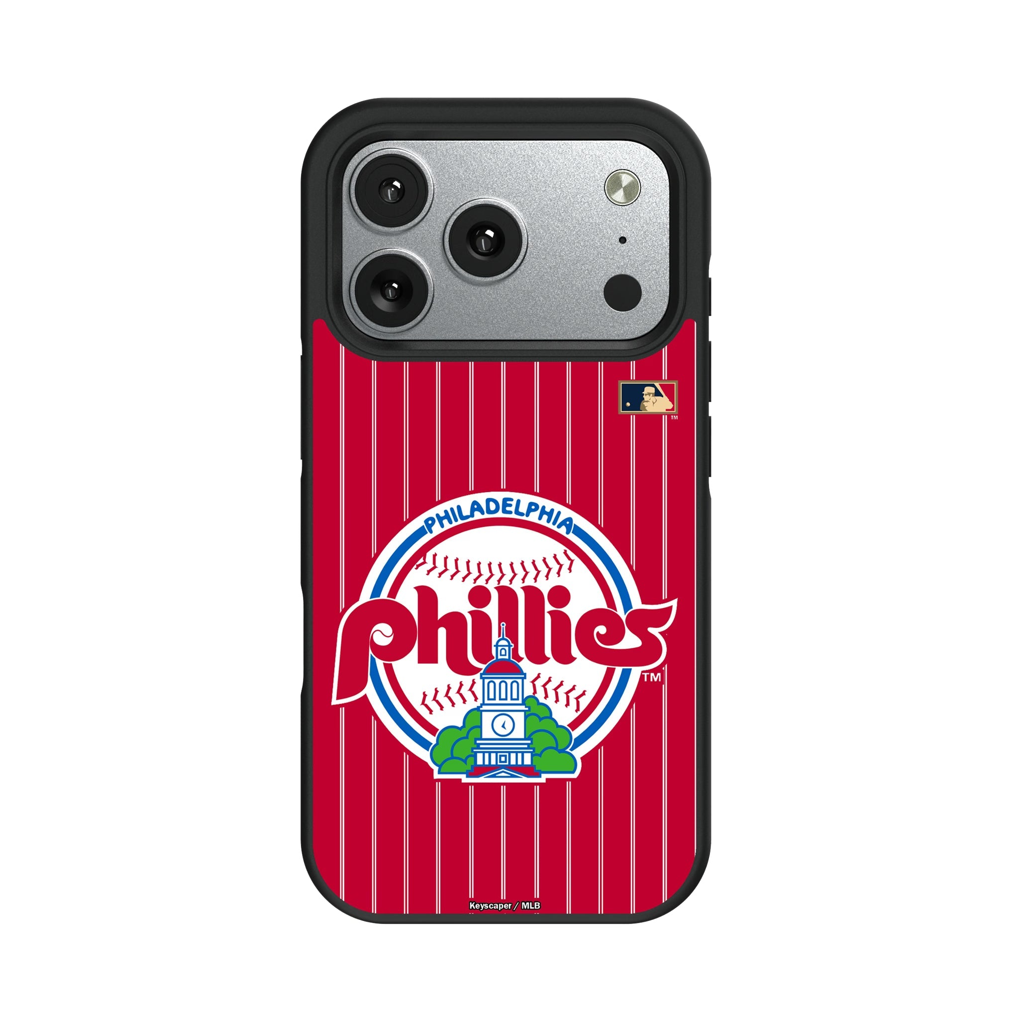 Philadelphia Phillies 1984-1991 - Cooperstown Collection Pinstripe Bump Phone Case - Sports Gifts, Sports Memorabilia, Sports Collectibles, Fan Shop