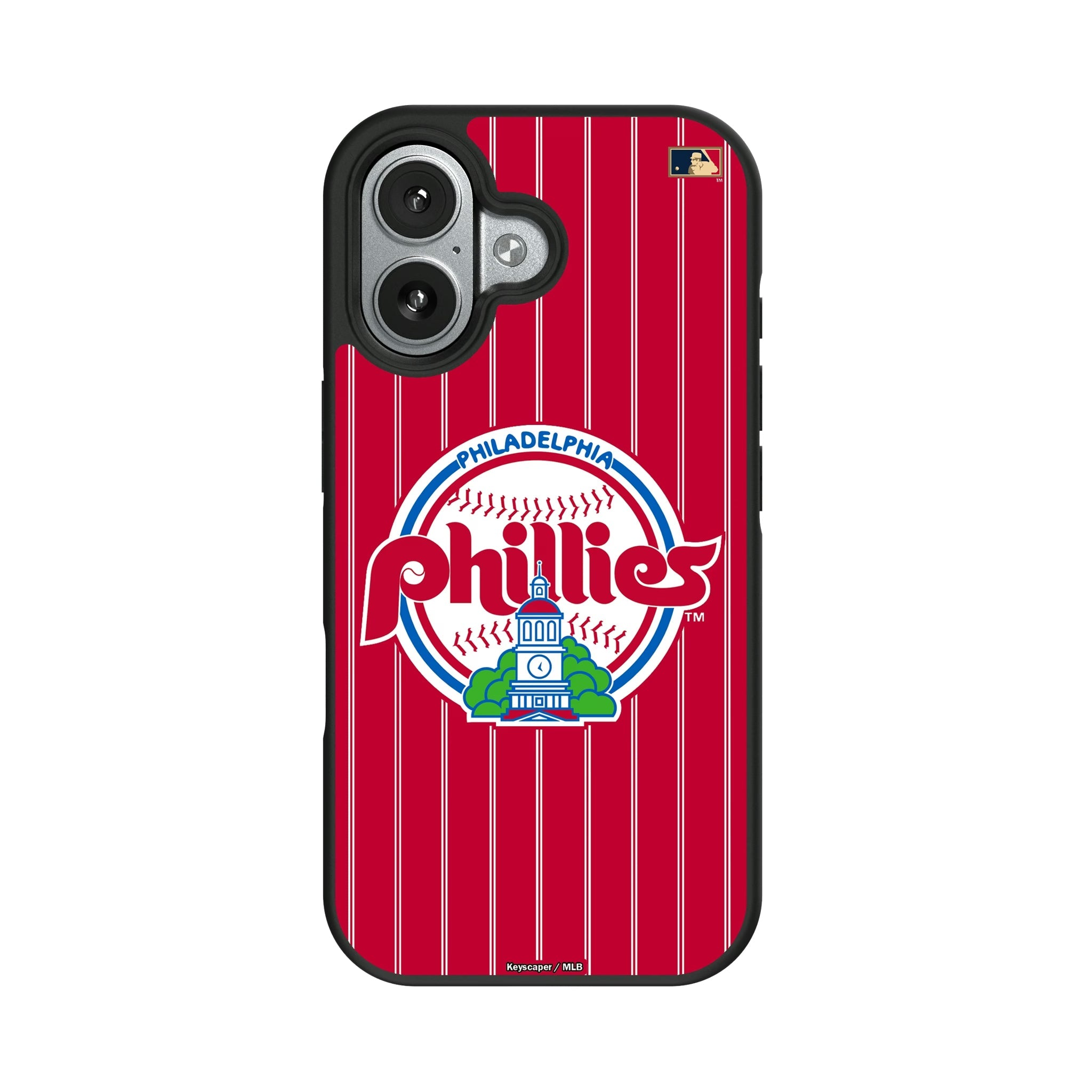 Philadelphia Phillies 1984-1991 - Cooperstown Collection Pinstripe Bump Phone Case - Sports Gifts, Sports Memorabilia, Sports Collectibles, Fan Shop
