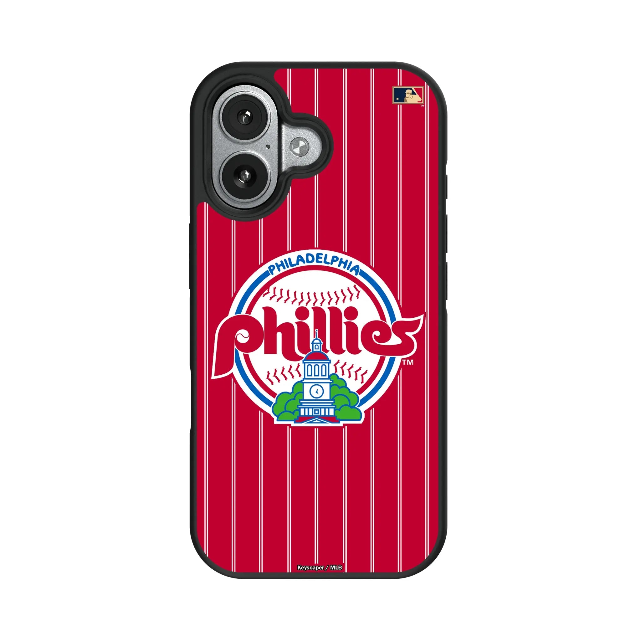Philadelphia Phillies 1984-1991 - Cooperstown Collection Pinstripe Bump Phone Case