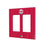 Philadelphia Phillies 1984-1991 - Cooperstown Collection Pinstripe Hidden-Screw Light Switch Plate