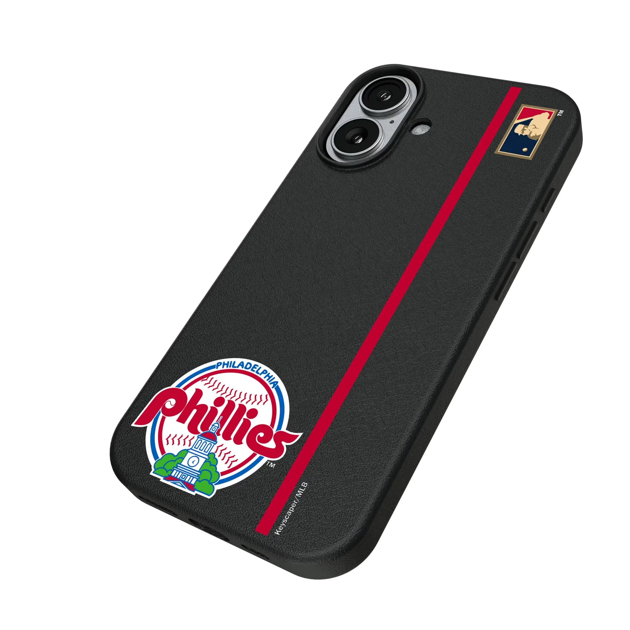 Philadelphia Phillies 1984-1991 - Cooperstown Collection Sidebar MagSafe Compatible Phone Case for Apple iPhone