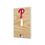 Philadelphia Phillies Baseball Bat Hidden-Screw Light Switch Plate