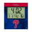 Philadelphia Phillies Color Block Wall Clock