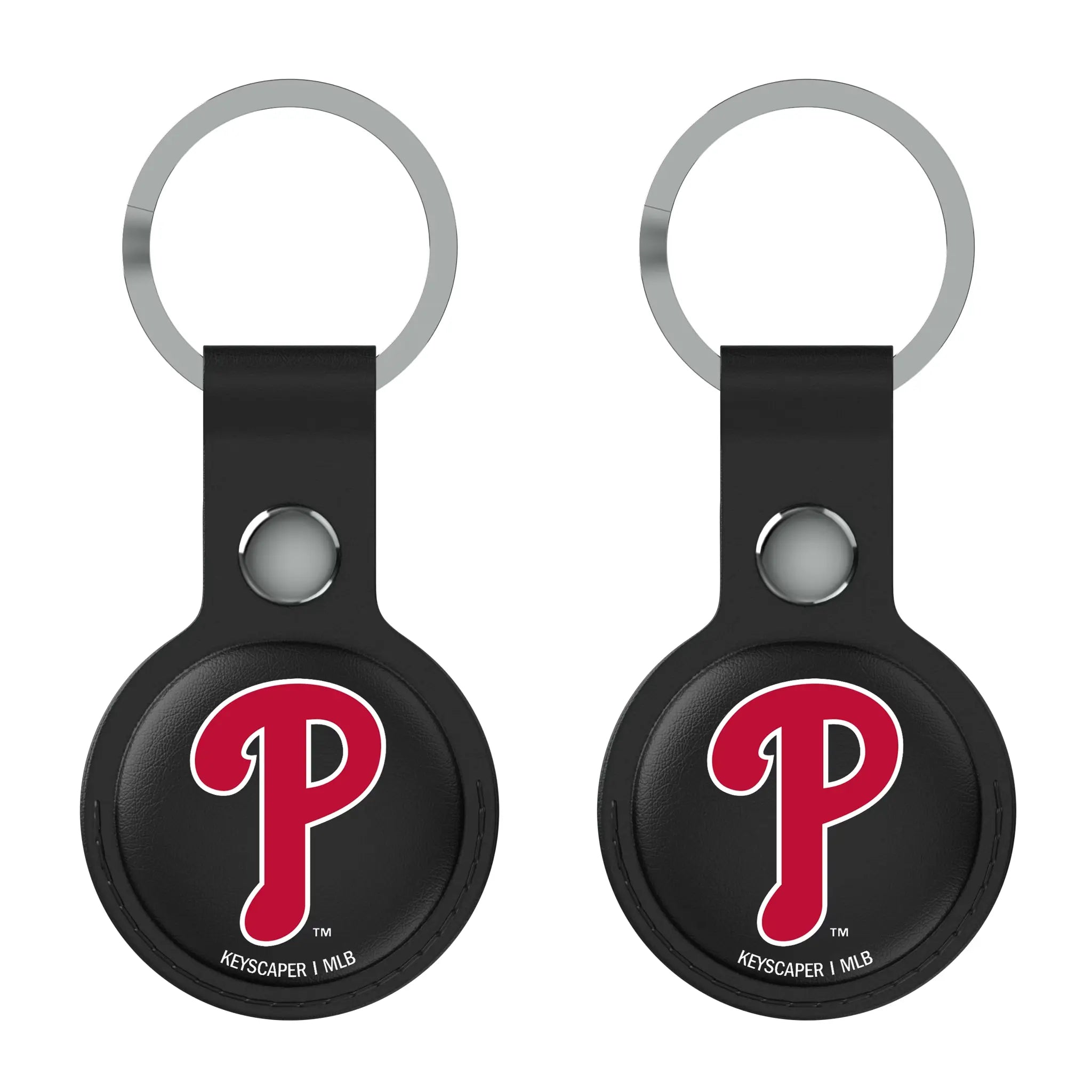Philadelphia Phillies Insignia Black Airtag Holder 2-Pack