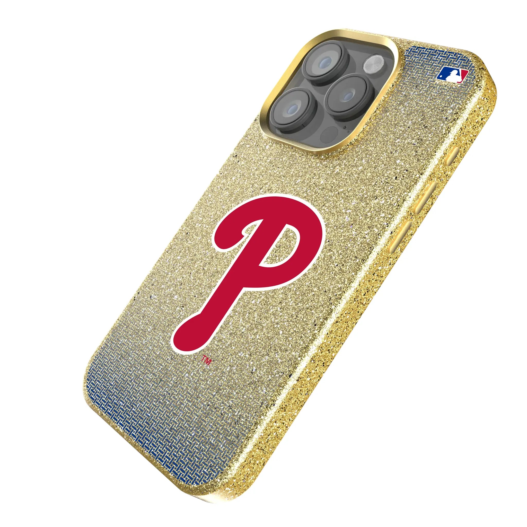 Philadelphia Phillies Linen Bling Phone Case for Apple iPhone