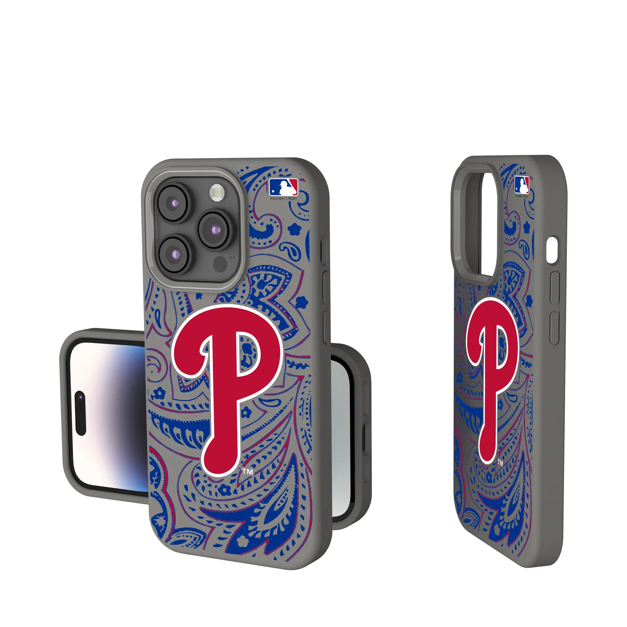 Philadelphia Phillies Paisley Soft Touch Phone Case