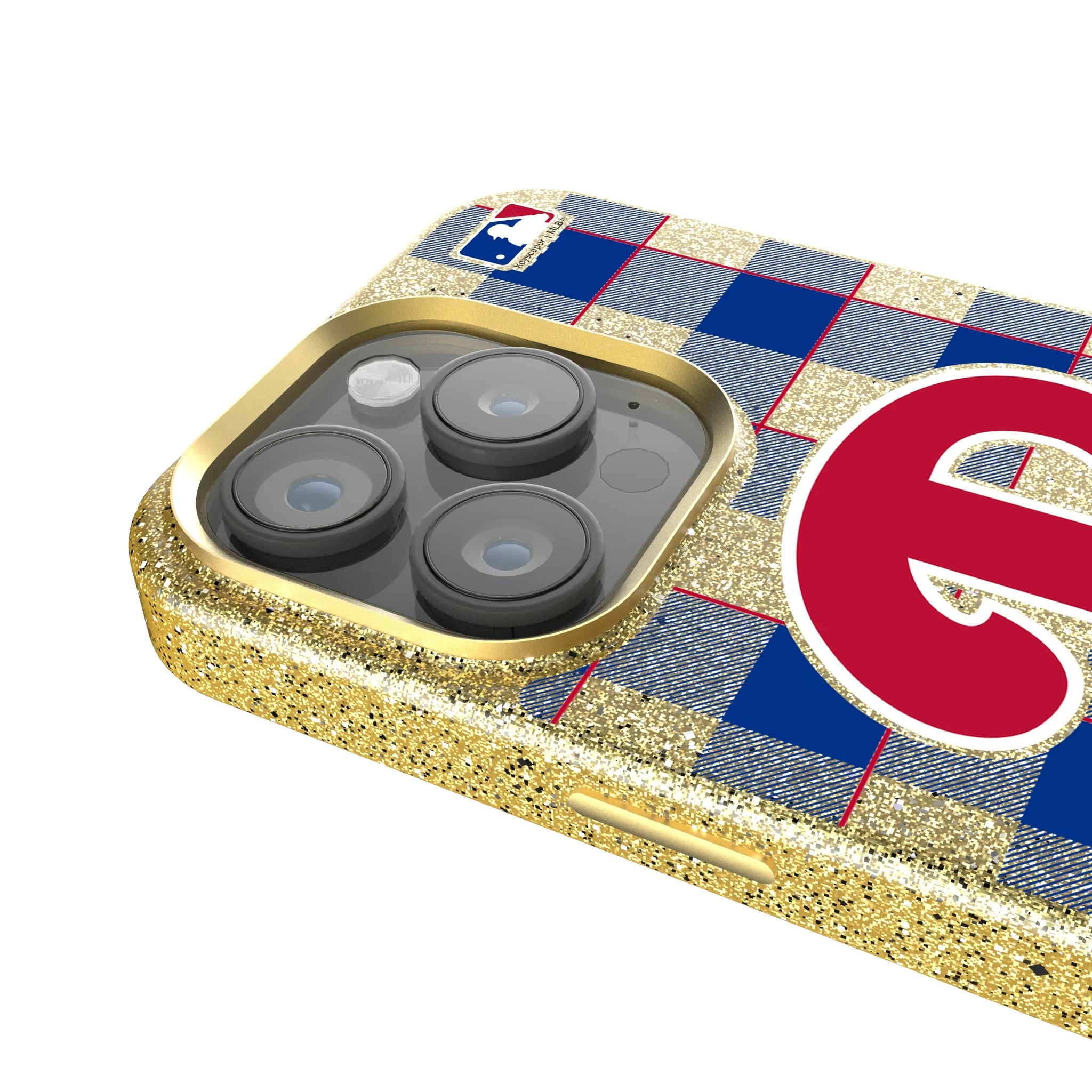 Philadelphia Phillies Plaid Bling Phone Case