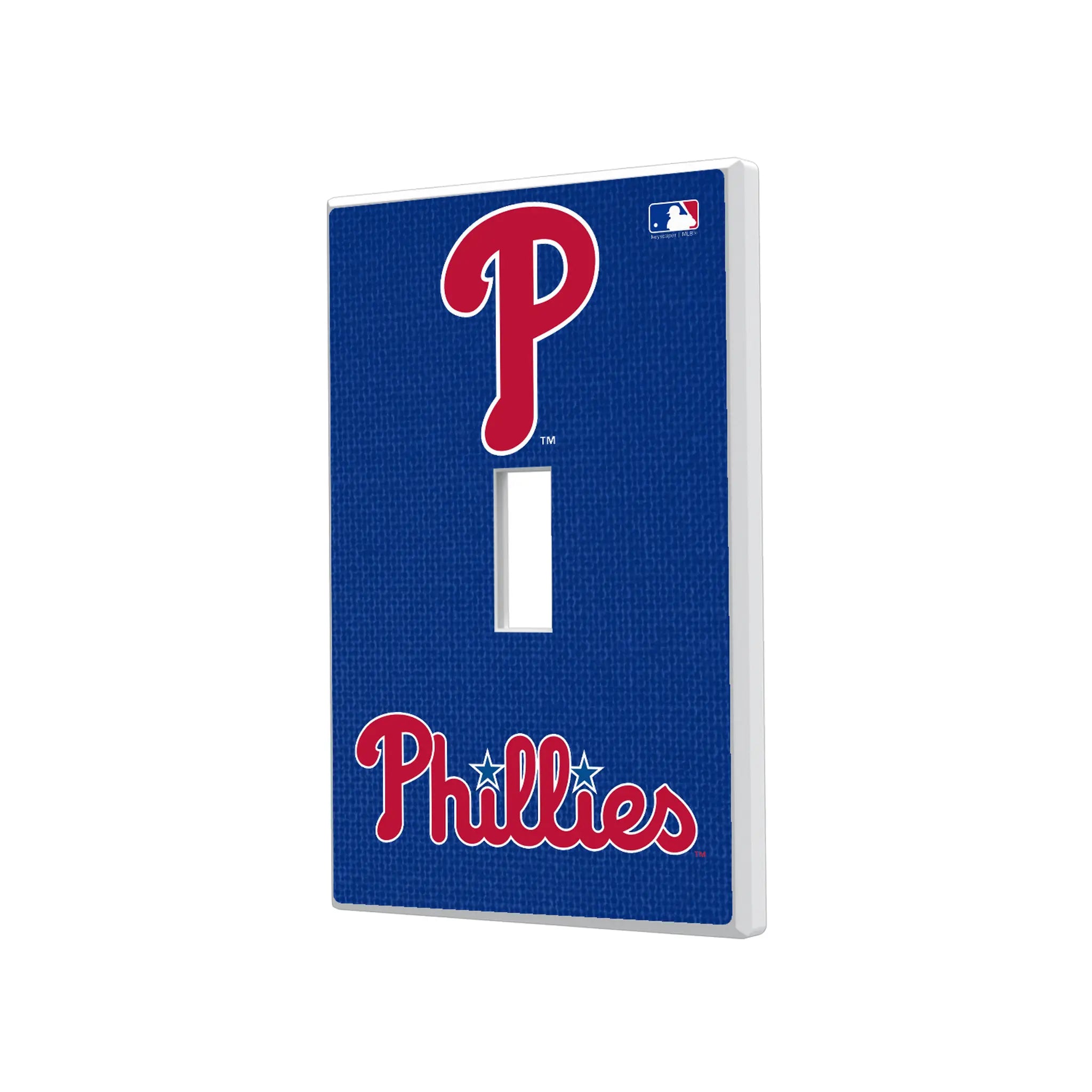 Philadelphia Phillies Solid Hidden-Screw Light Switch Plate
