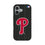 Philadelphia Phillies Text Backdrop Bump Phone Case - Sports Gifts, Sports Memorabilia, Sports Collectibles, Fan Shop