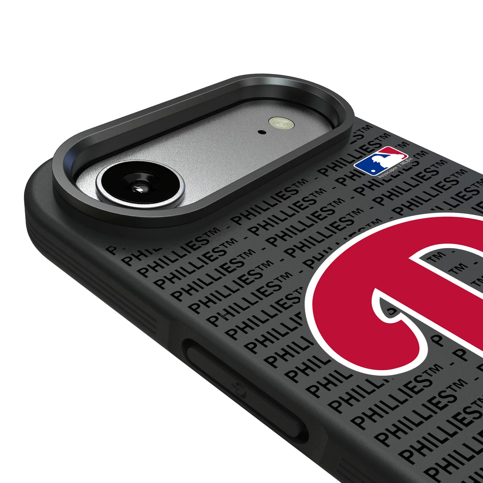 Philadelphia Phillies Text Backdrop Bump Phone Case