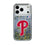 Philadelphia Phillies Text Backdrop Glitter Phone Case