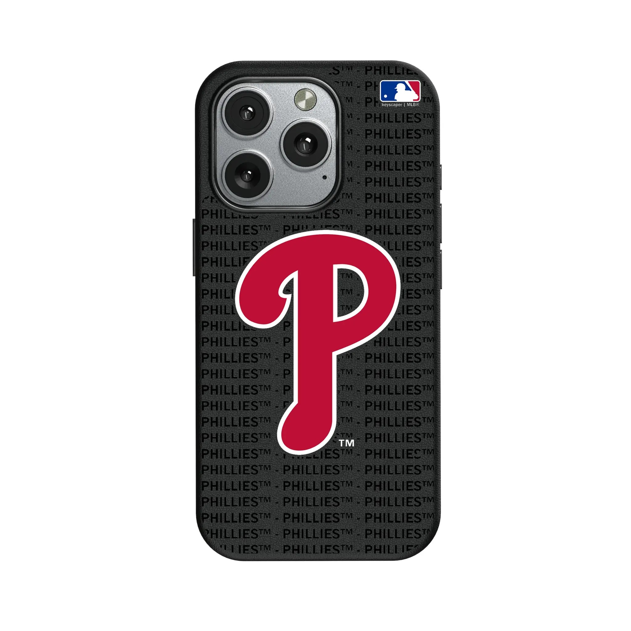 Philadelphia Phillies Text Backdrop MagSafe Compatible Phone Case for Apple iPhone