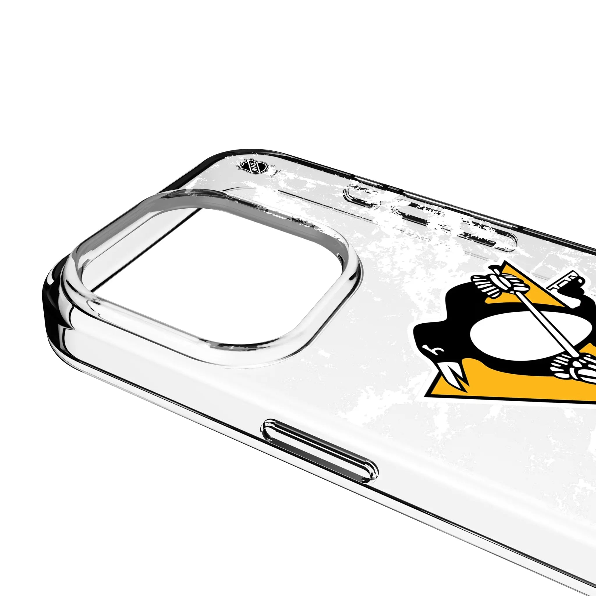 Pittsburgh Penguins Ice Stripe Clear Phone Case for Apple iPhone