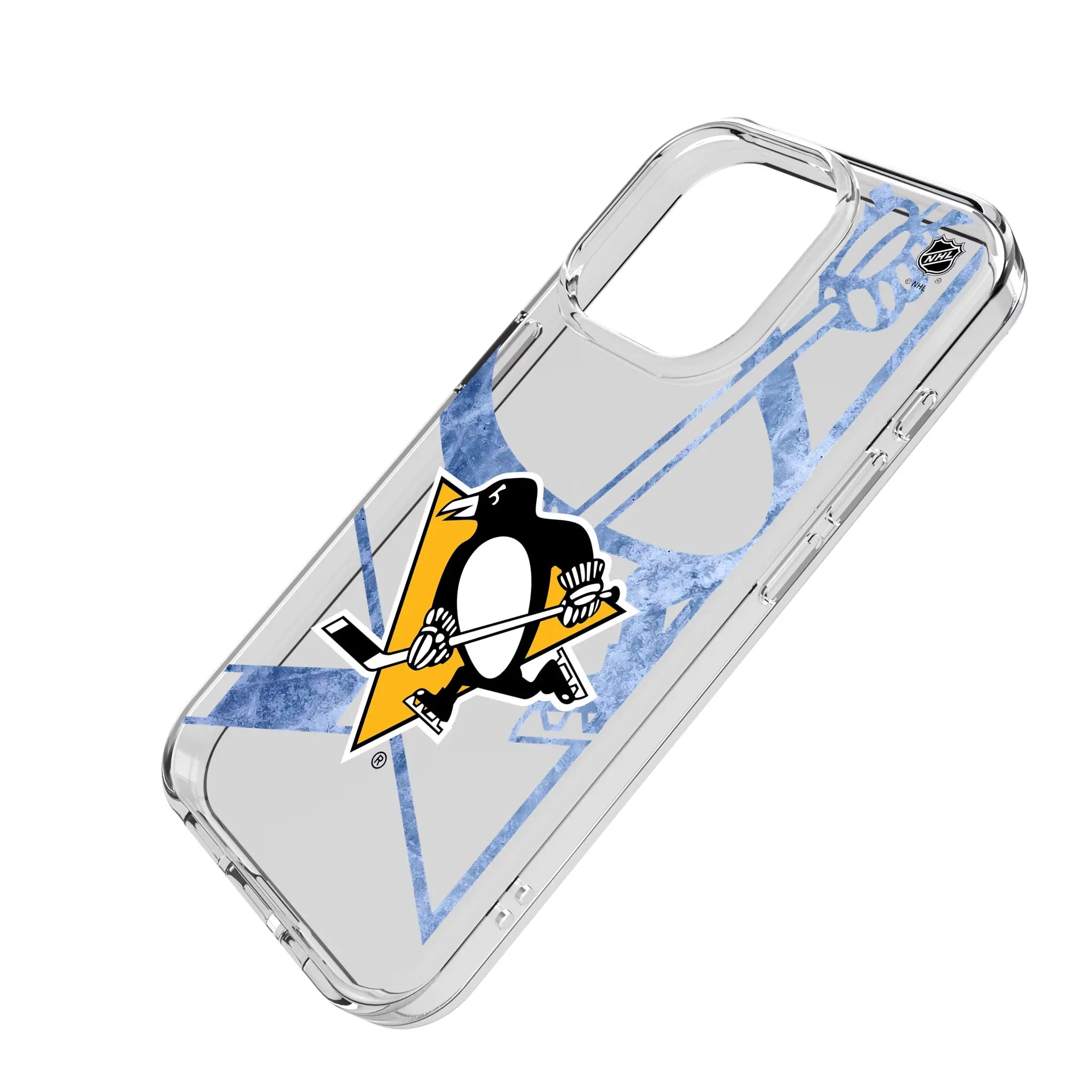 Pittsburgh Penguins Ice Tilt Clear Phone Case for Apple iPhone