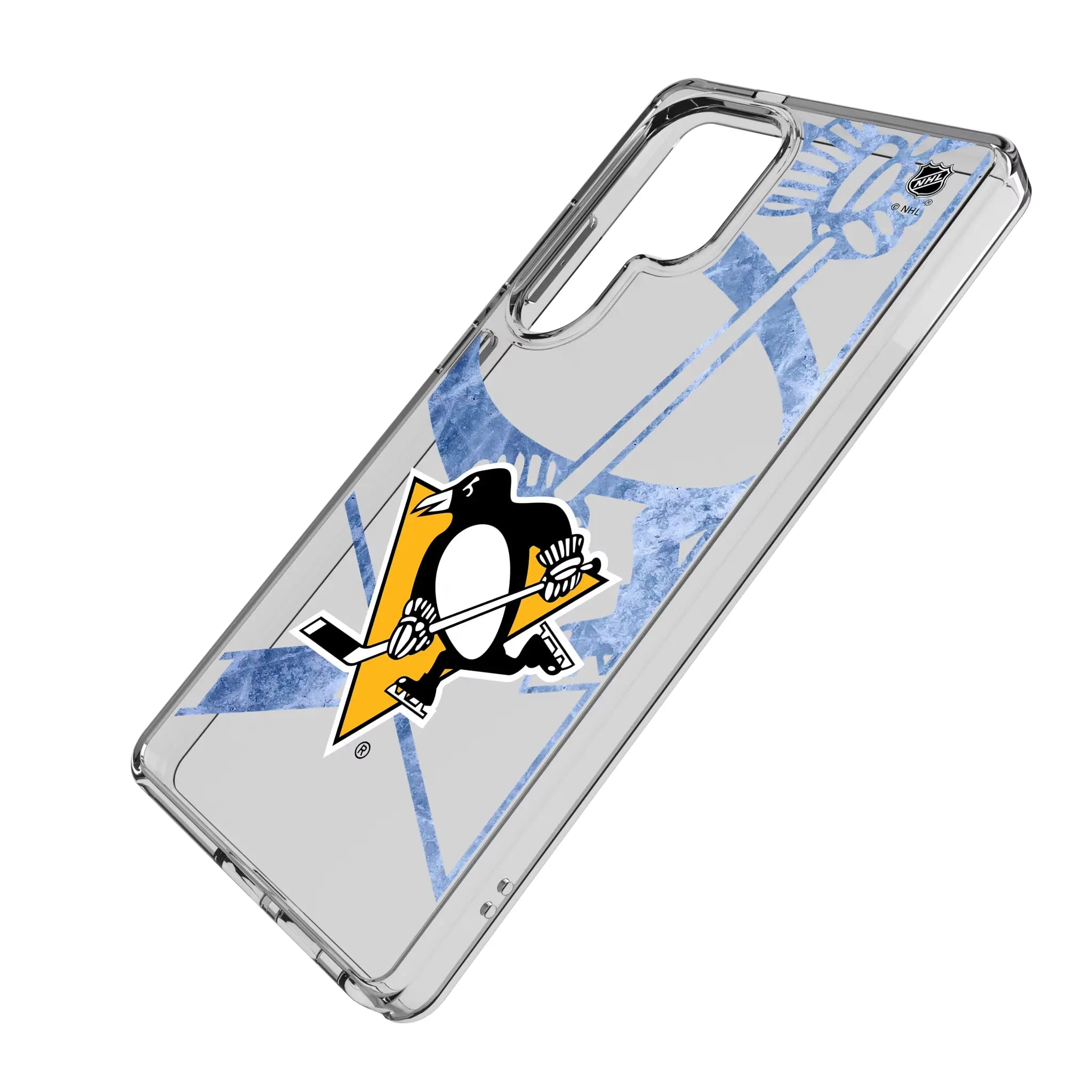 Pittsburgh Penguins Ice Tilt Clear Phone Case for Samsung Galaxy