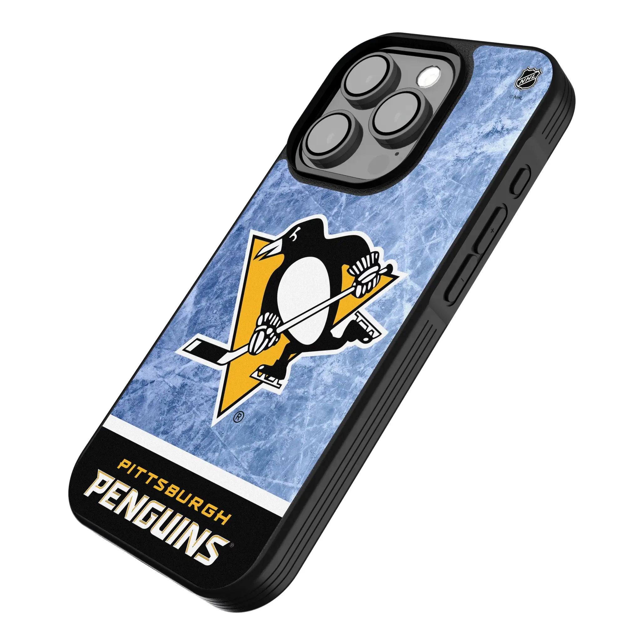 Pittsburgh Penguins Ice Wordmark Bump Phone Case