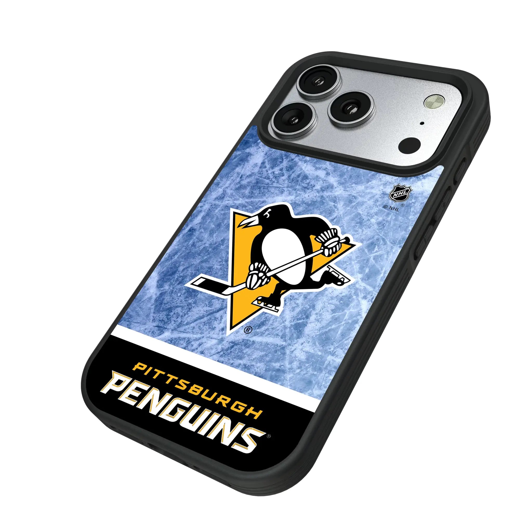 Pittsburgh Penguins Ice Wordmark Bump Phone Case