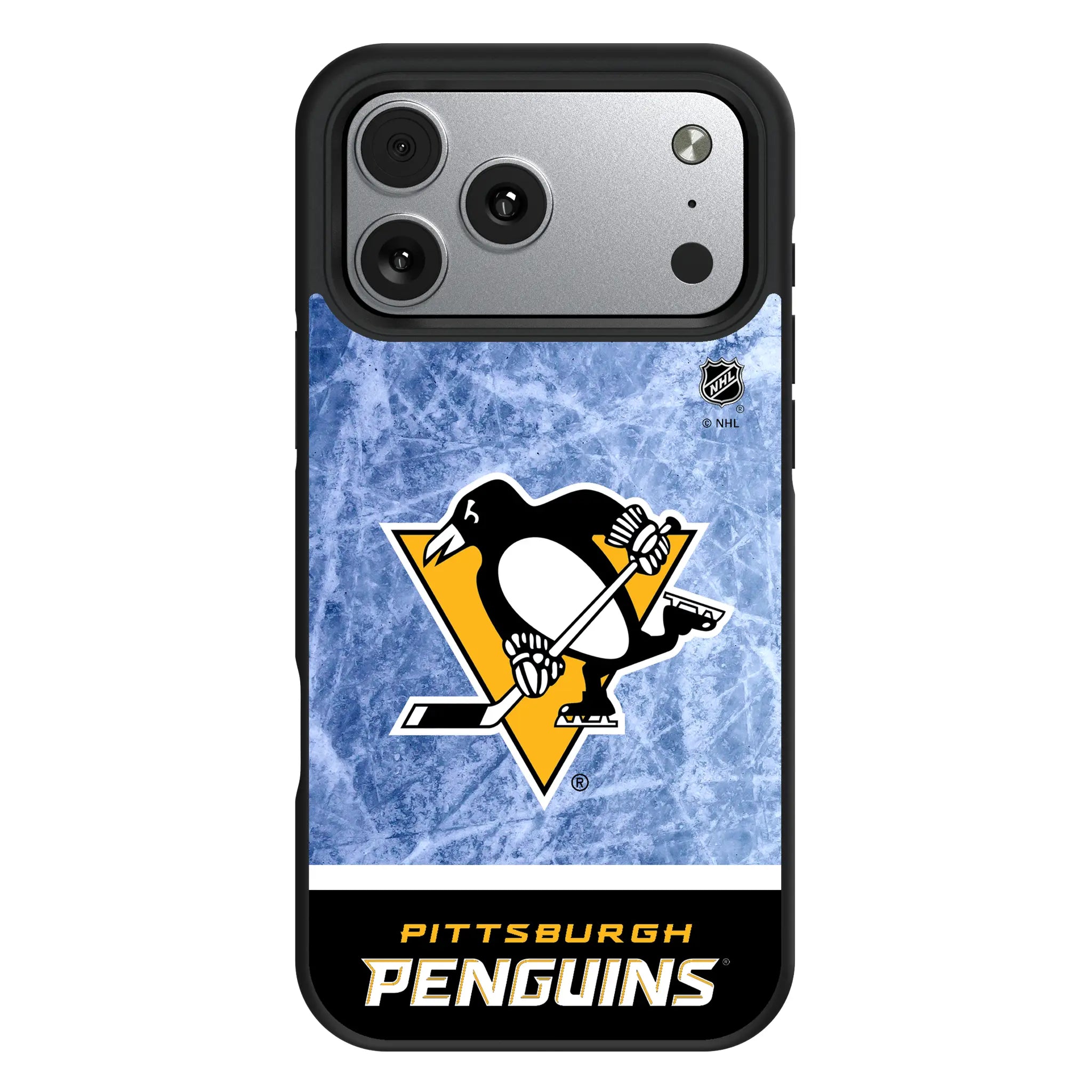 Pittsburgh Penguins Ice Wordmark Bump Phone Case