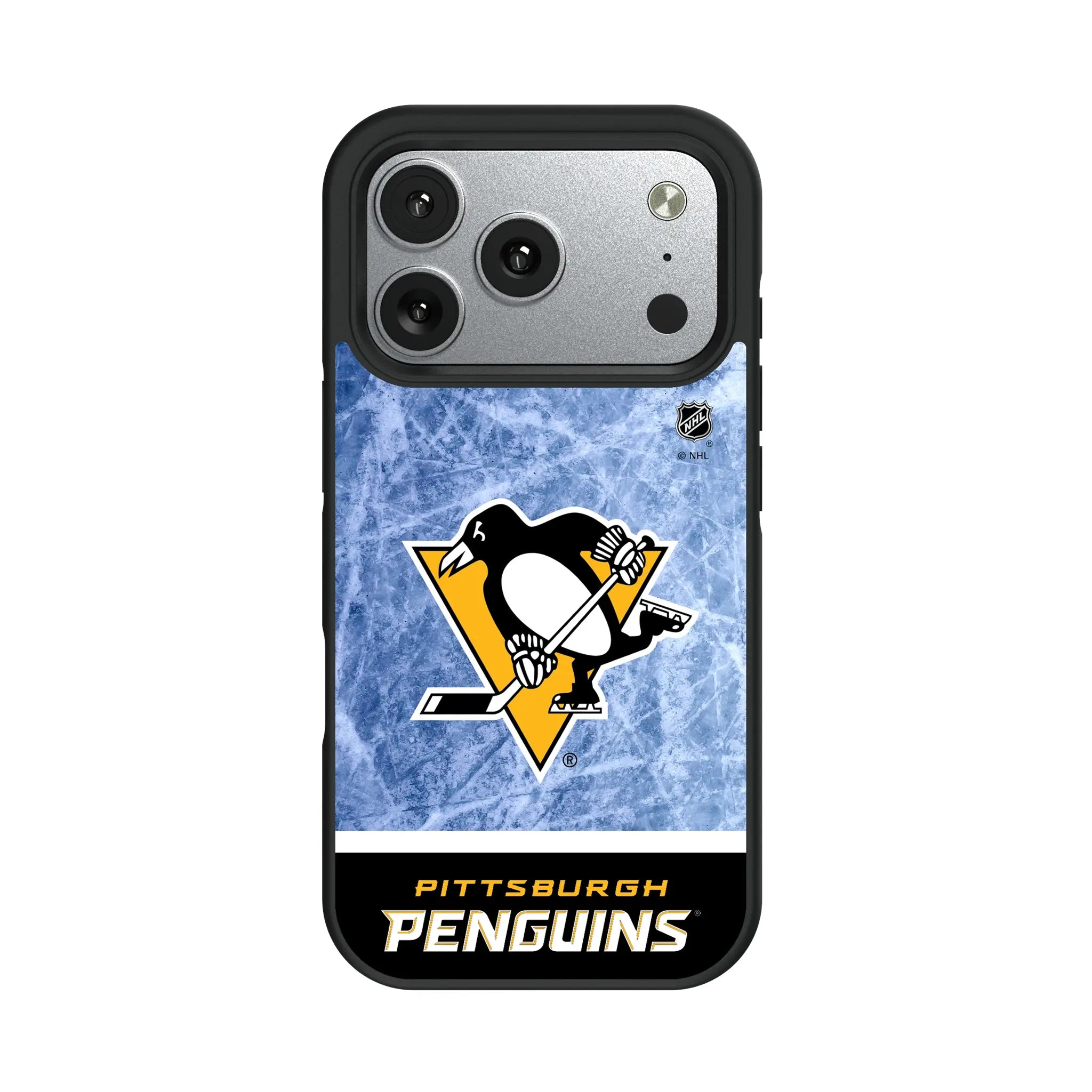 Pittsburgh Penguins Ice Wordmark Bump Phone Case