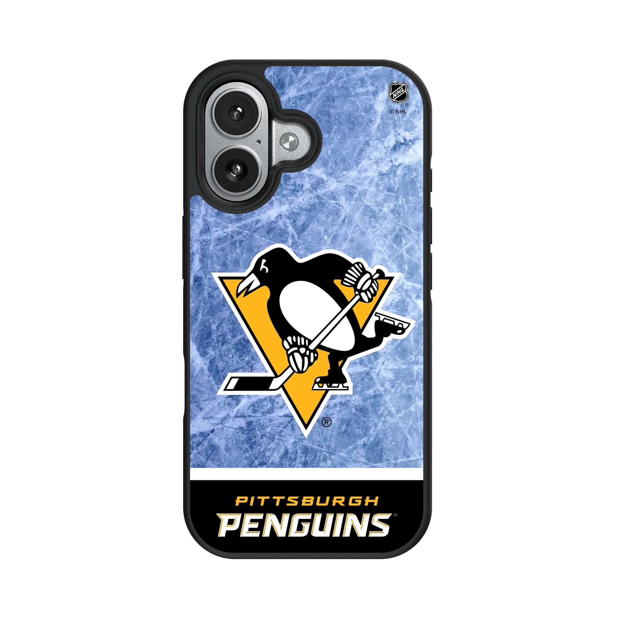 Pittsburgh Penguins Ice Wordmark Bump Phone Case