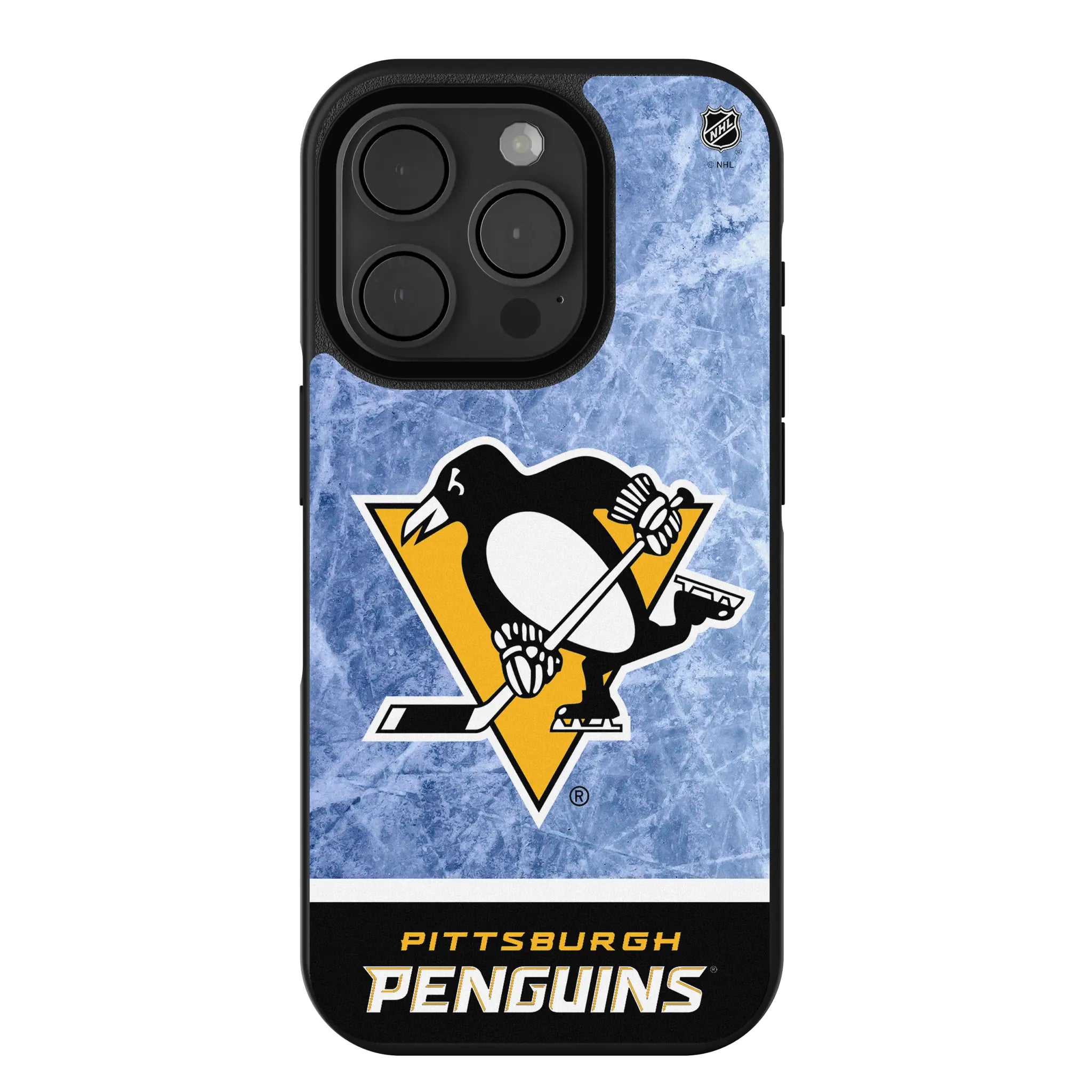 Pittsburgh Penguins Ice Wordmark Bump Phone Case