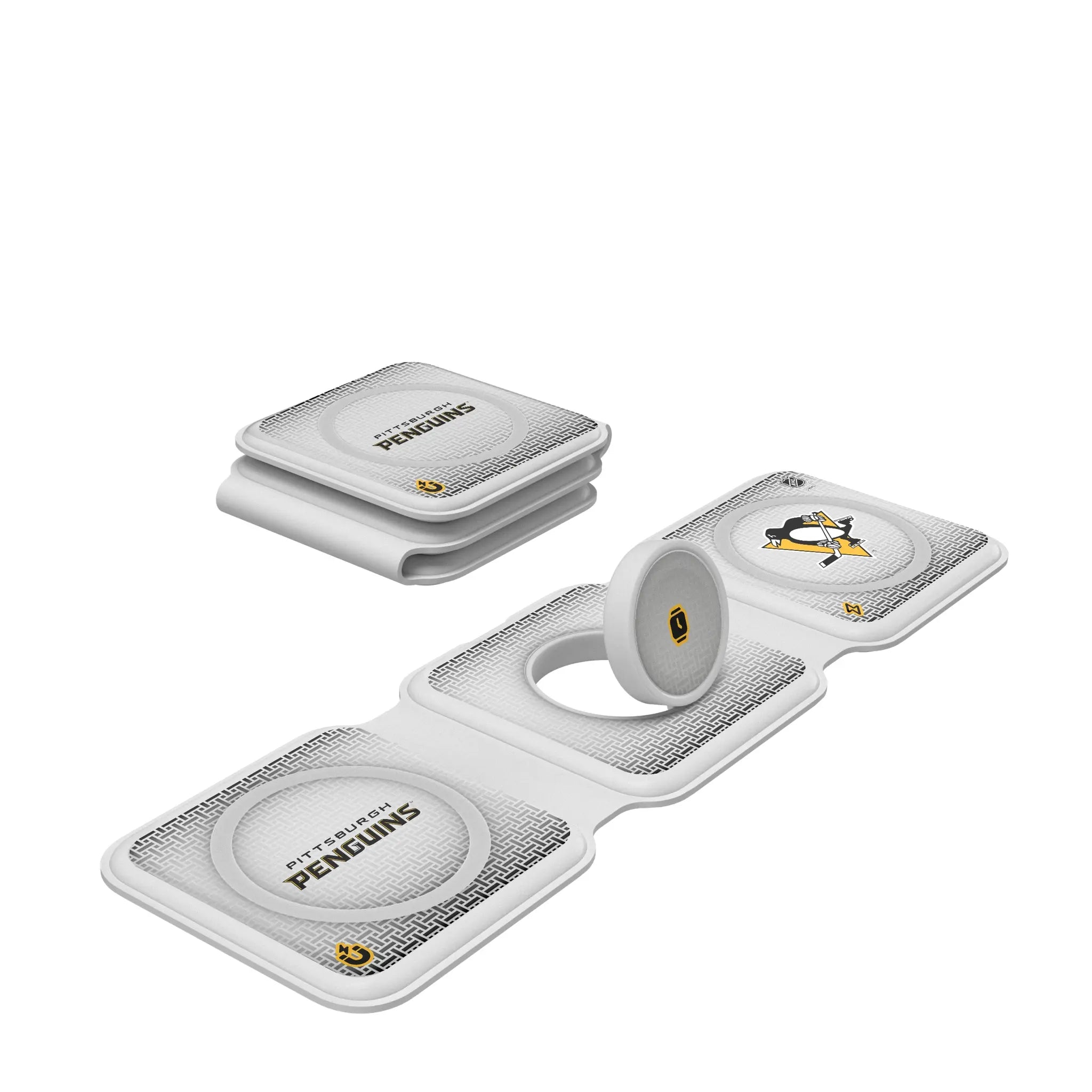 Pittsburgh Penguins Linen Foldable 3 in 1 Charger