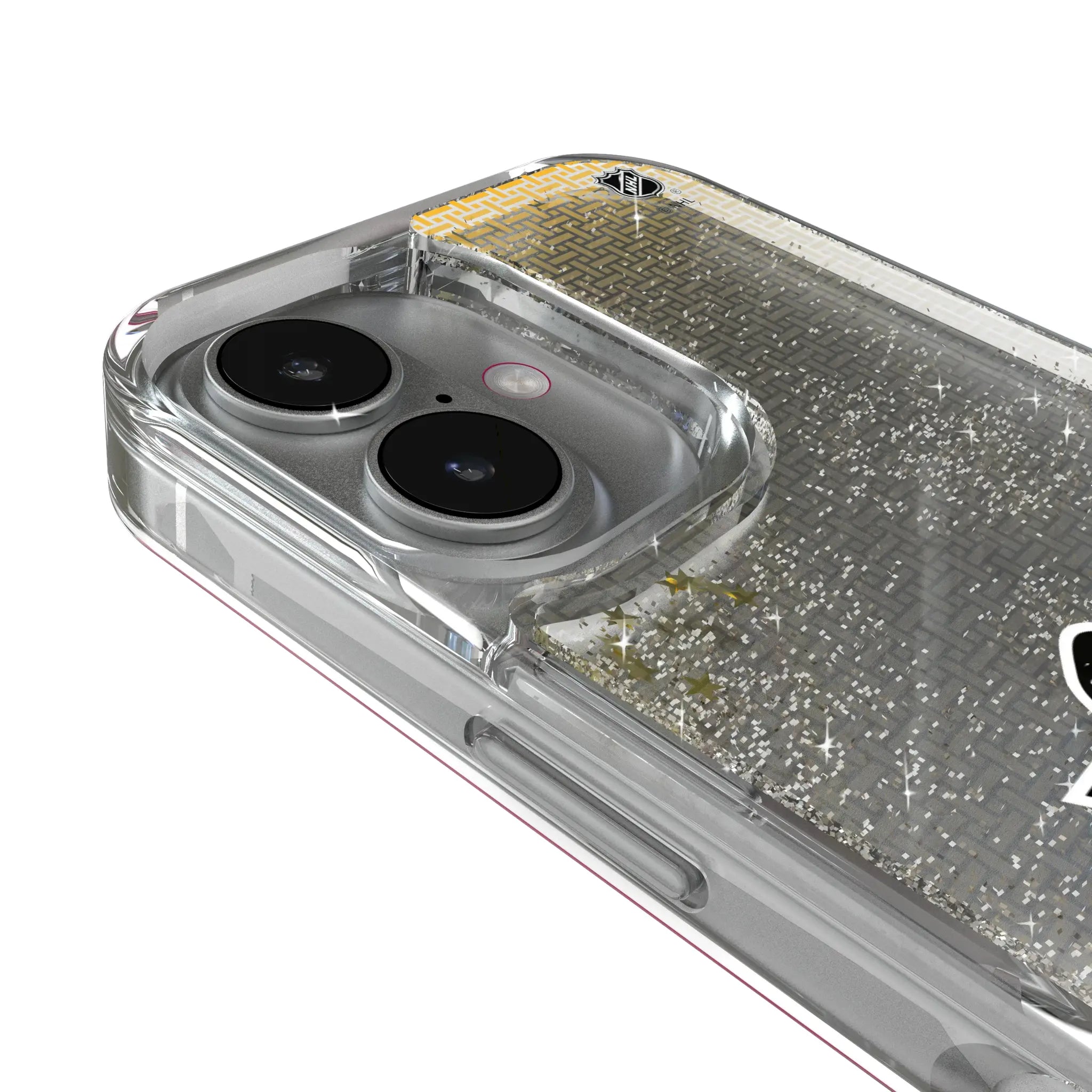 Pittsburgh Penguins Linen Glitter Phone Case
