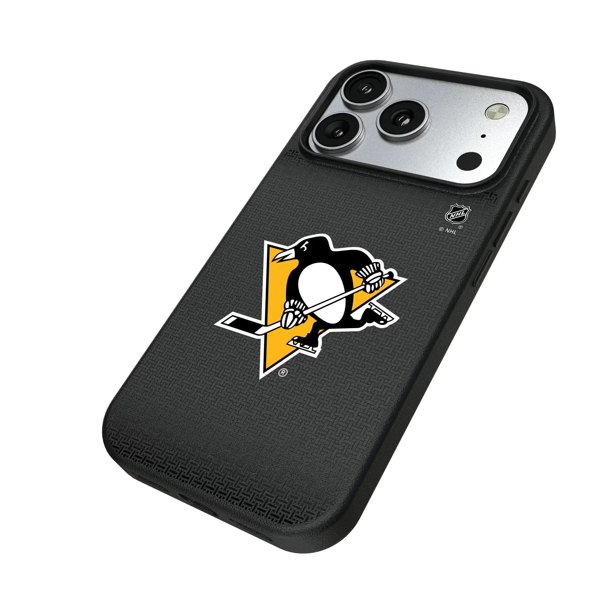 Pittsburgh Penguins Linen MagSafe Compatible Phone Case for Apple iPhone