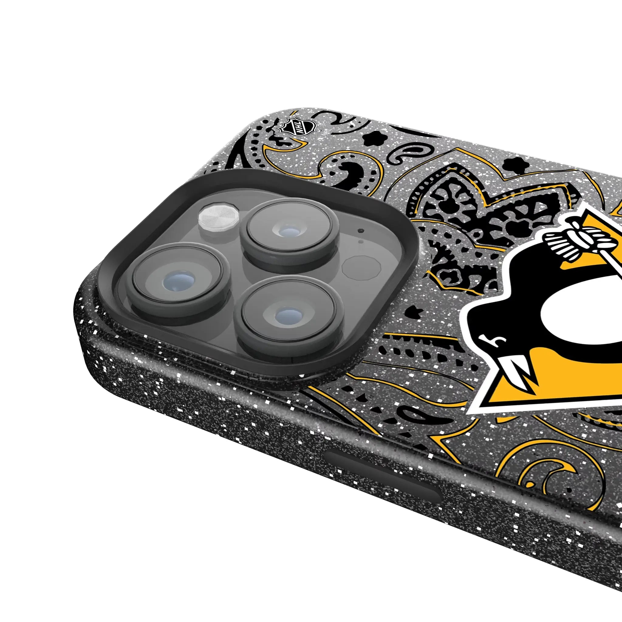 Pittsburgh Penguins Paisley Bling Phone Case