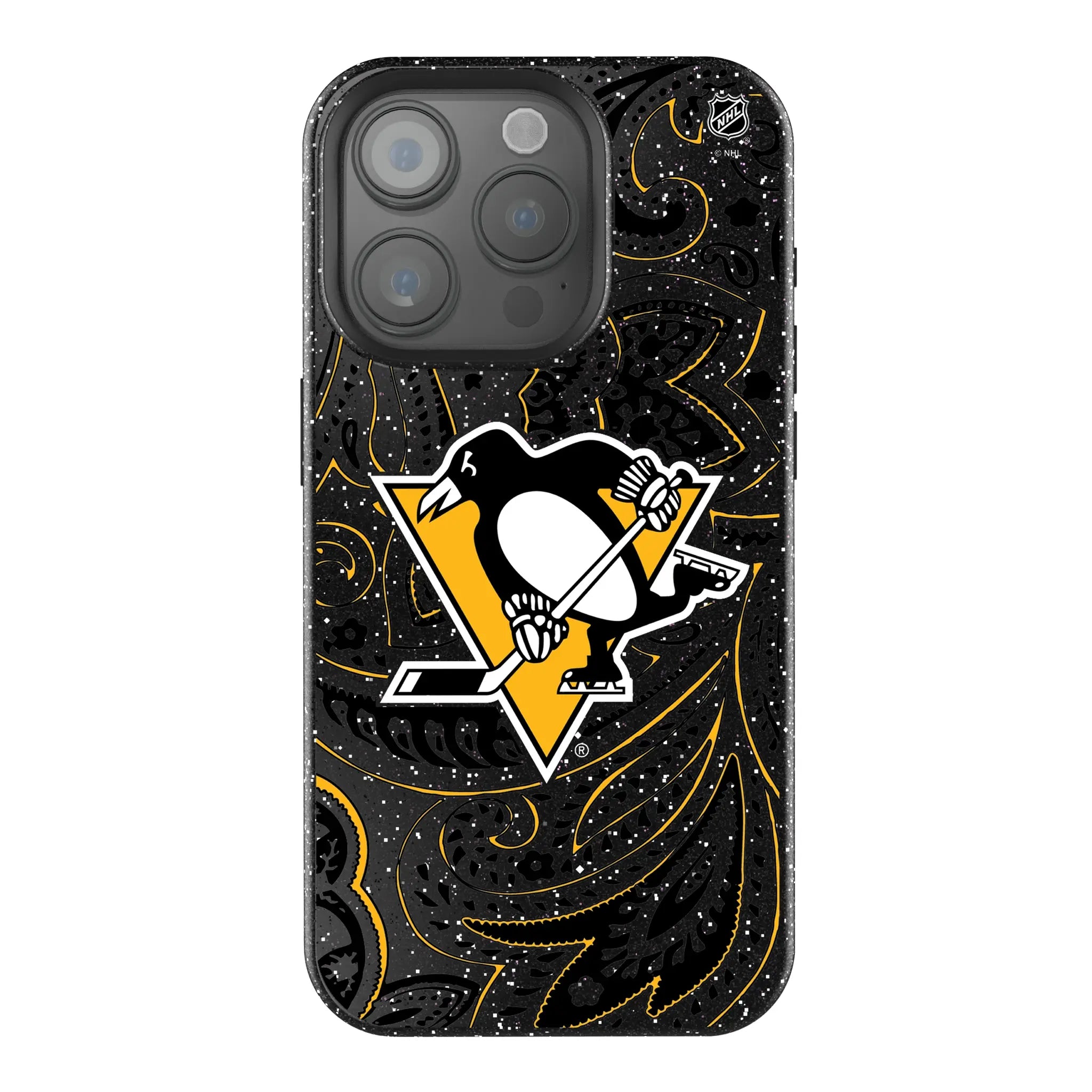 Pittsburgh Penguins Paisley Bling Phone Case