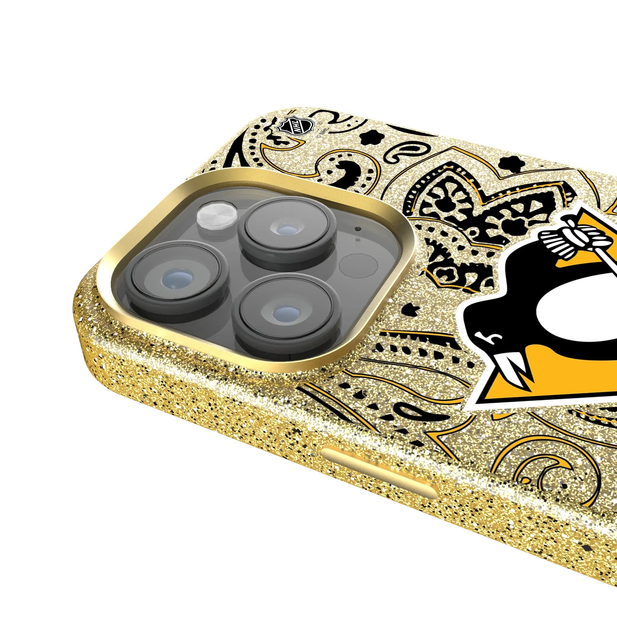 Pittsburgh Penguins Paisley Bling Phone Case