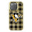 Pittsburgh Penguins Plaid Bling Phone Case