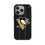 Pittsburgh Penguins Text Backdrop MagSafe Compatible Phone Case for Apple iPhone