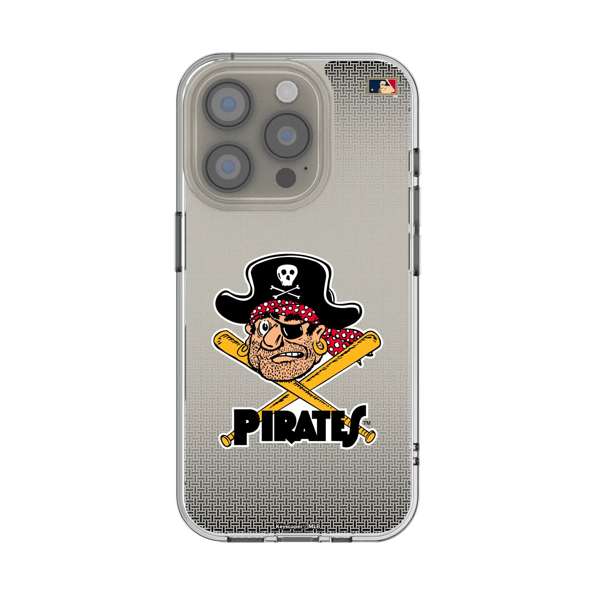 Pittsburgh Pirates 1958-1966 - Cooperstown Collection Linen Clear Phone Case for Apple iPhone