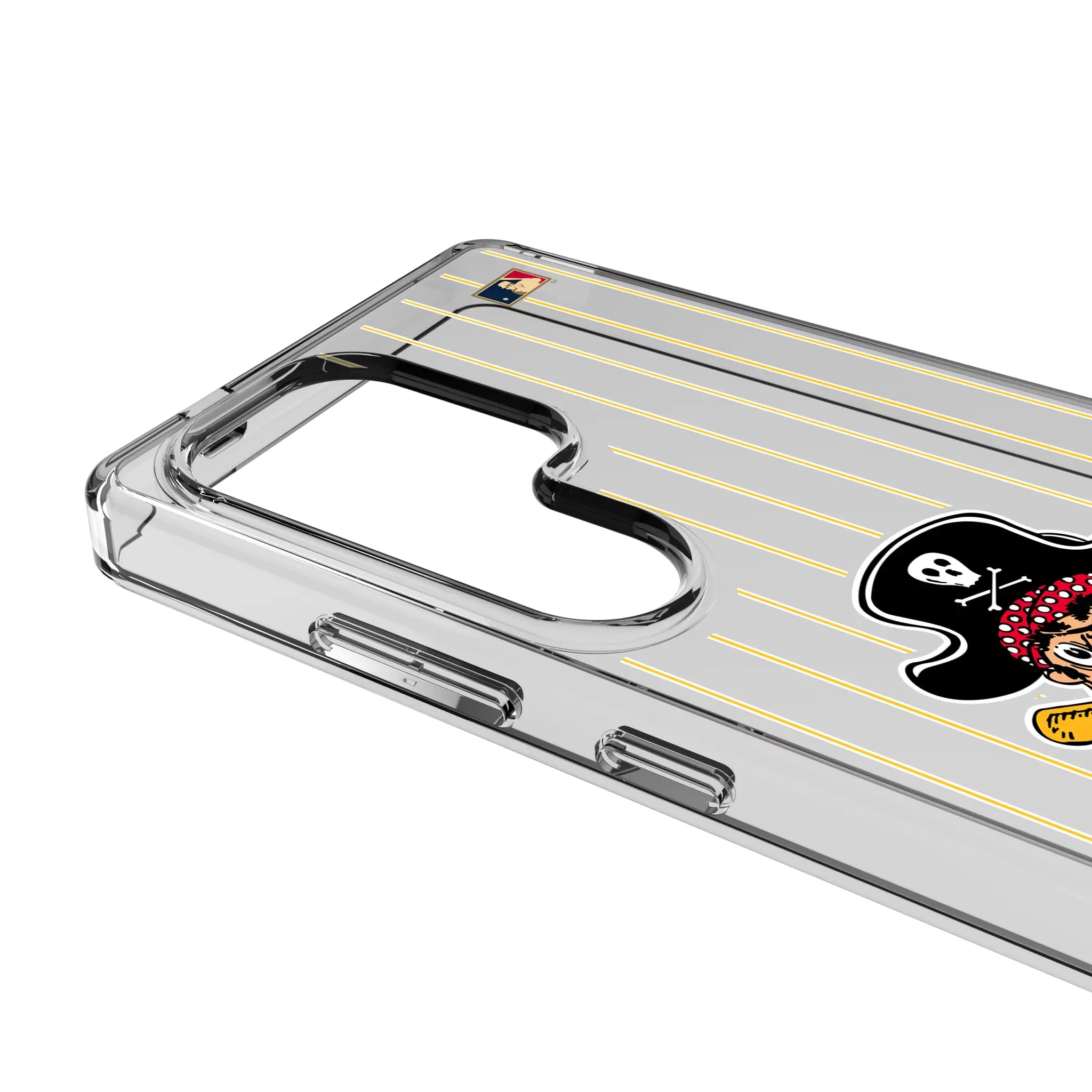 Pittsburgh Pirates 1958-1966 - Cooperstown Collection Pinstripe Clear Phone Case for Samsung Galaxy