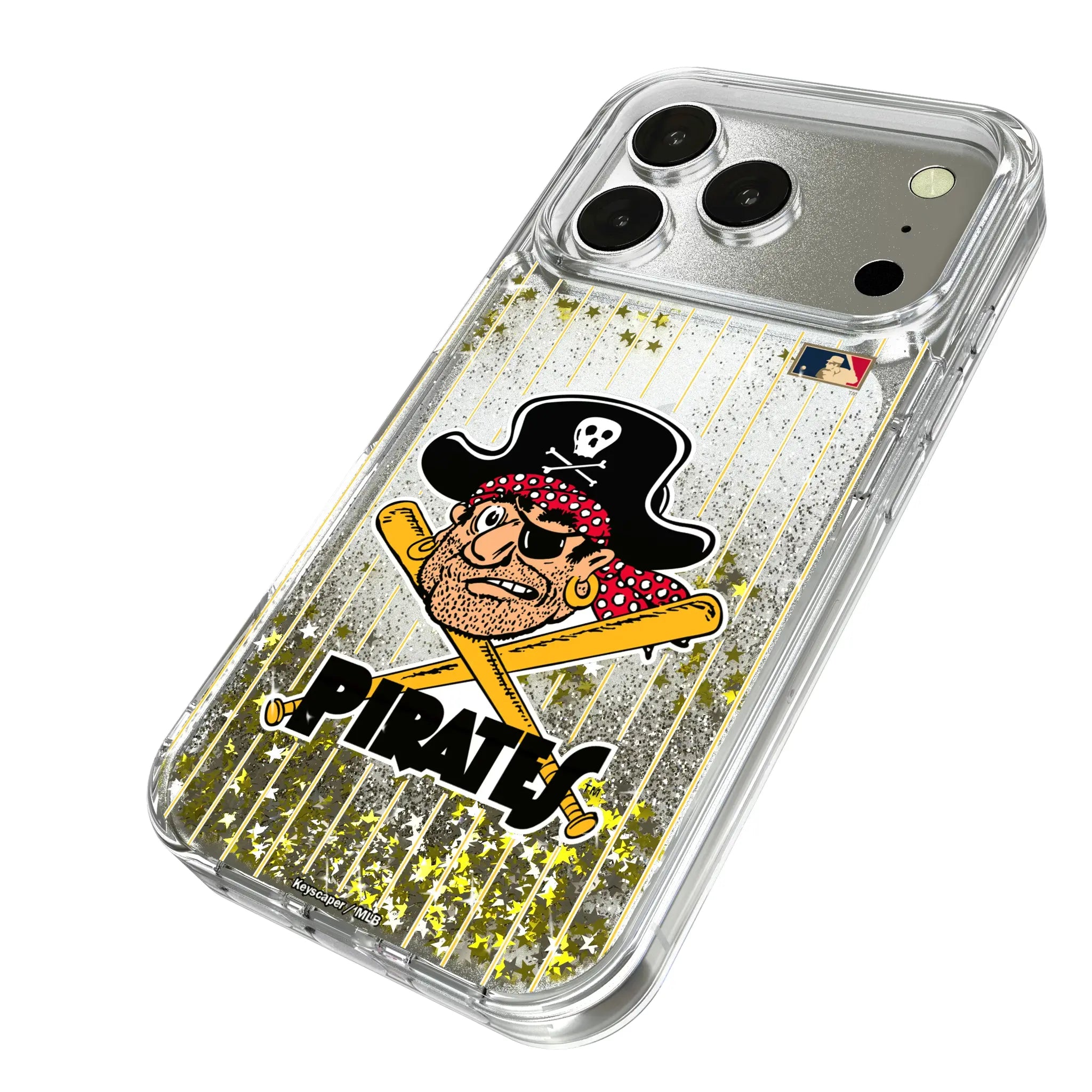 Pittsburgh Pirates 1958-1966 - Cooperstown Collection Pinstripe Glitter Phone Case