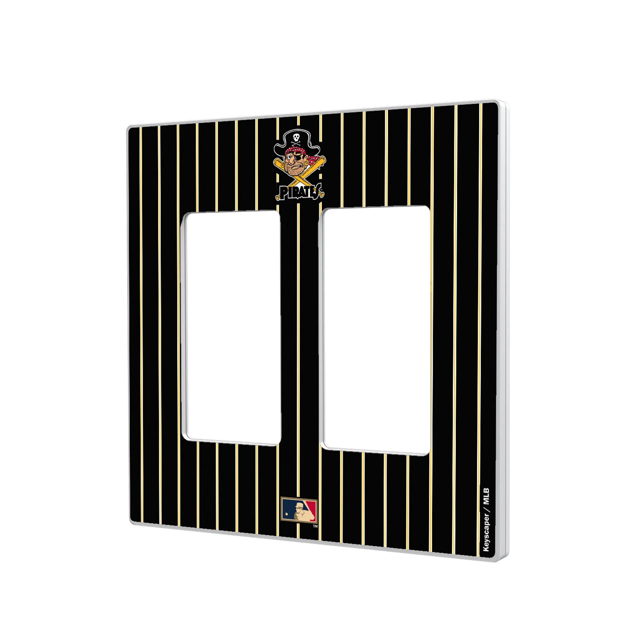 Pittsburgh Pirates 1958-1966 - Cooperstown Collection Pinstripe Hidden-Screw Light Switch Plate