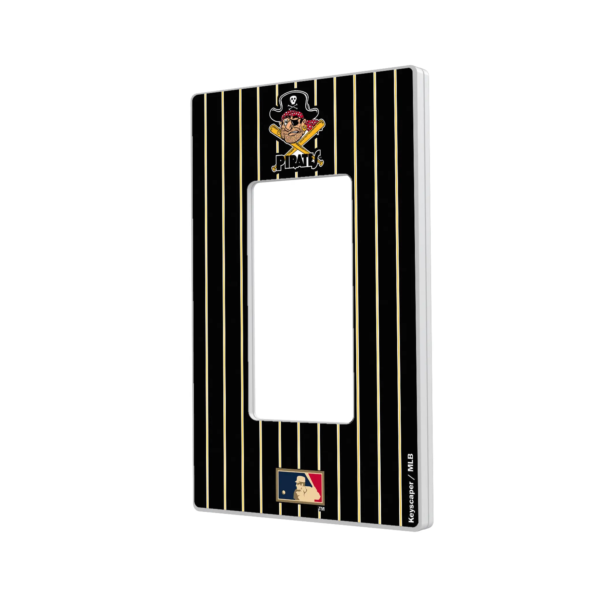 Pittsburgh Pirates 1958-1966 - Cooperstown Collection Pinstripe Hidden-Screw Light Switch Plate