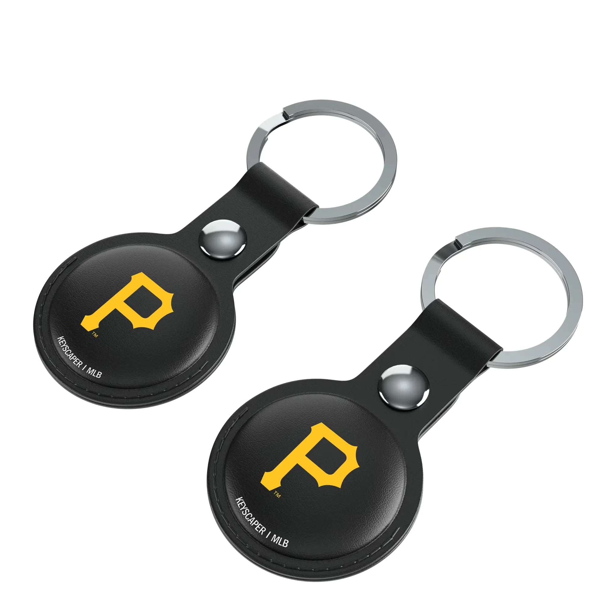 Pittsburgh Pirates Insignia Black Airtag Holder 2-Pack