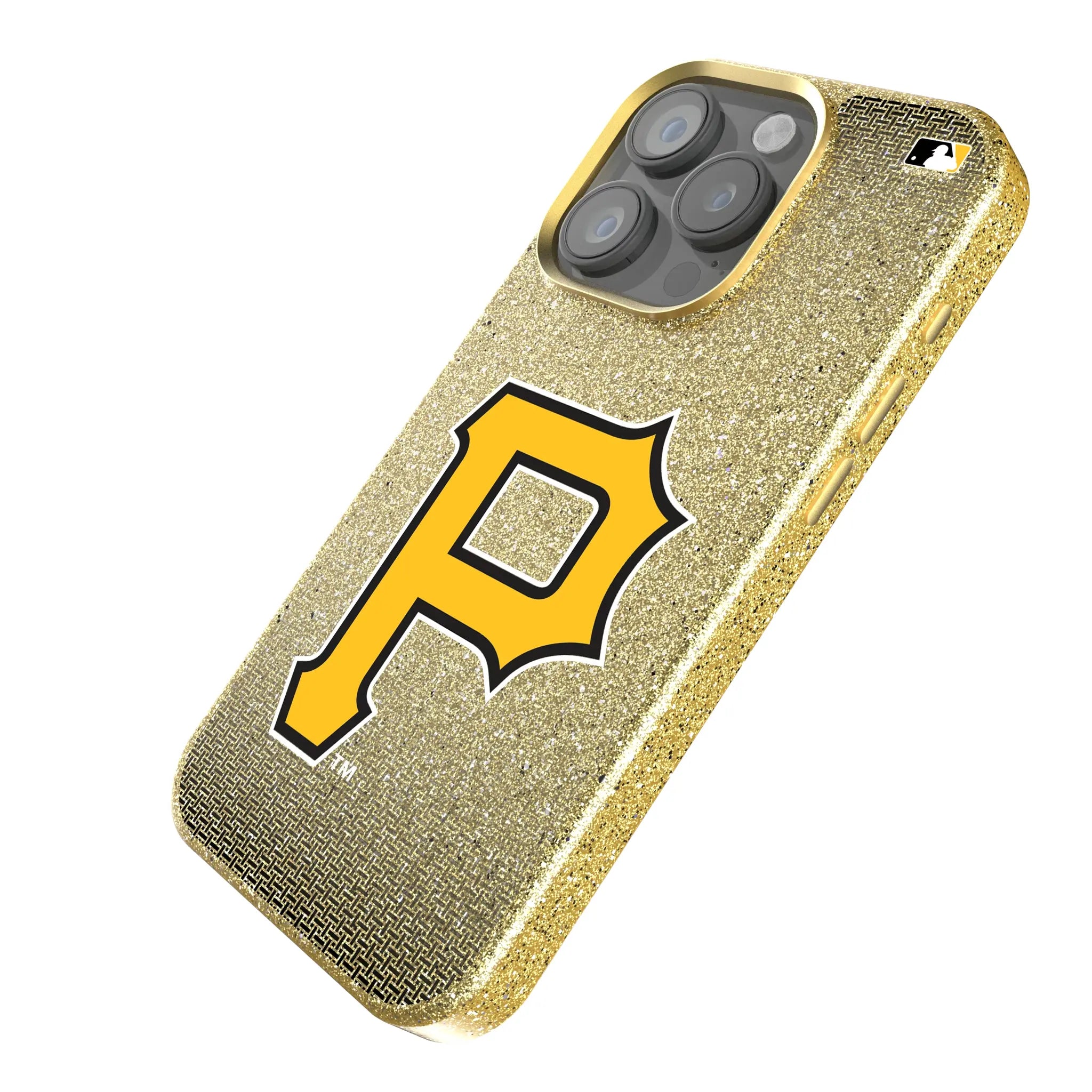 Pittsburgh Pirates Linen Bling Phone Case for Apple iPhone