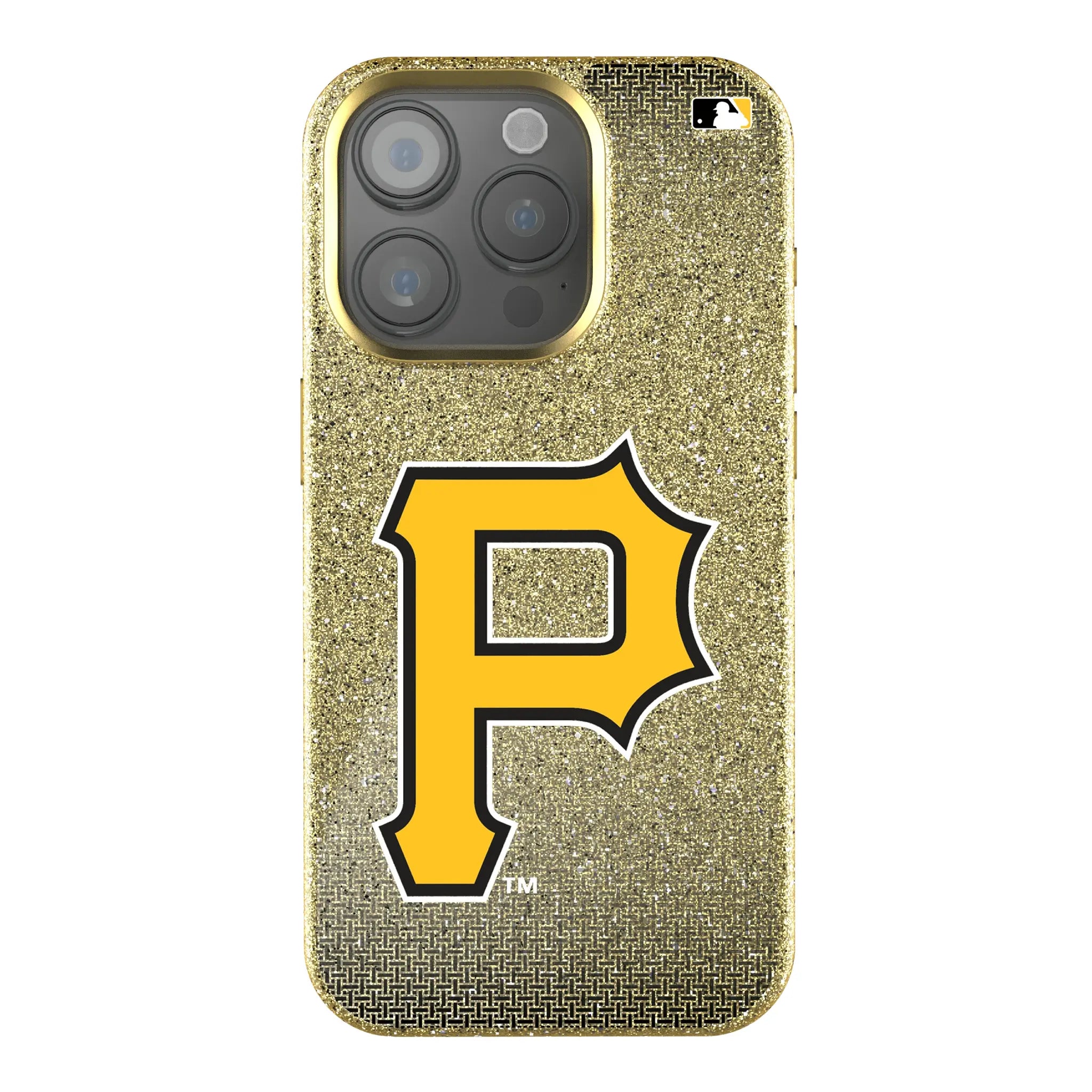 Pittsburgh Pirates Linen Bling Phone Case for Apple iPhone